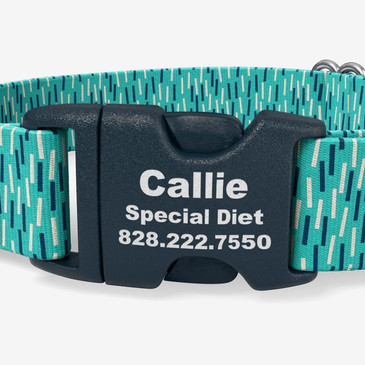closeup view of personalization